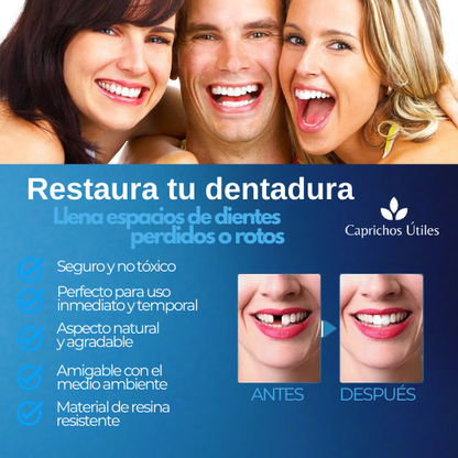 Gránulos para reparación de dientes